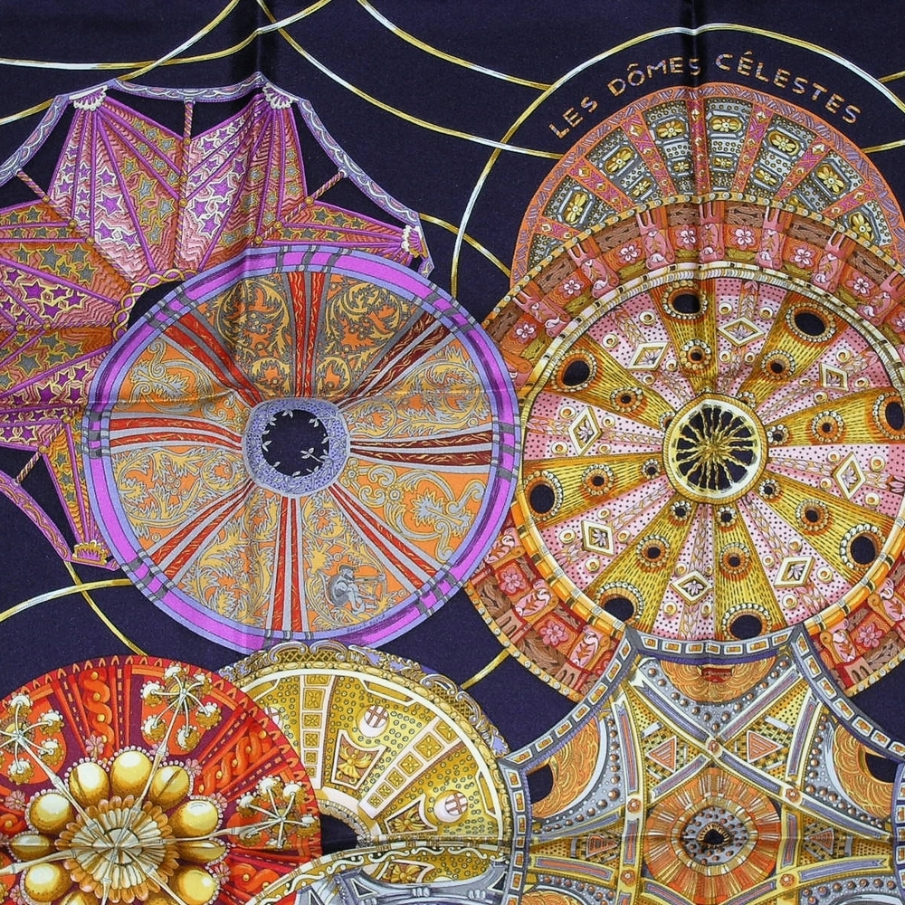 Hermes “Les Dômes Célestes” silk scarf - Picture 6 of 16